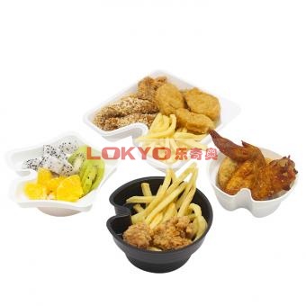 Plastic cup food tray