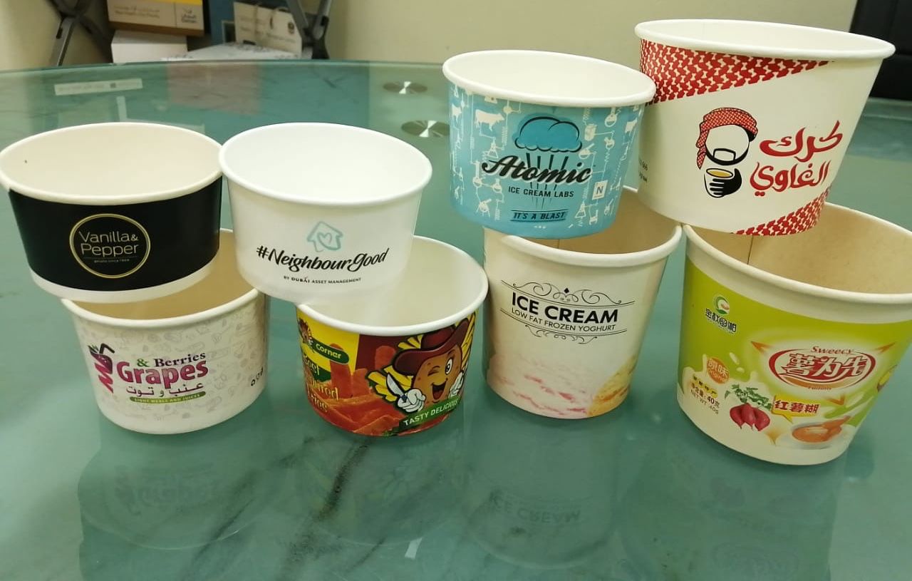 Paper Ice Cream Cups